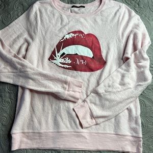 Wildfox pink sweatshirt size medium